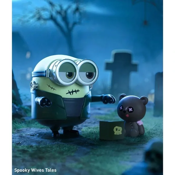Minions Bedtime Stories by Bob and Tim Series: Spooky Wives Tales Figurine - Picture 1 of 8